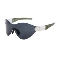 Square Vacation Color Block Pc Frameless Women's Sunglasses sku image 3