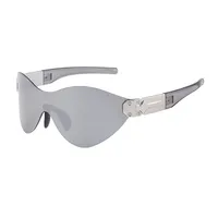 Square Vacation Color Block Pc Frameless Women's Sunglasses sku image 6