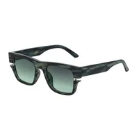 Square Vacation Solid Color Tac Gradient Tinted Lenses Full Frame Men's Sunglasses sku image 1