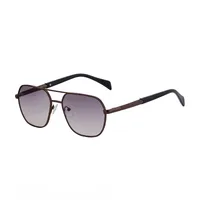 Square Simple Style Solid Color Pc Gradient Tinted Lenses Full Frame Men's Sunglasses sku image 2