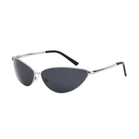 Oval Frame Simple Style Oval Color Block Pc Full Frame Women's Sunglasses sku image 4