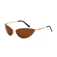Oval Frame Simple Style Oval Color Block Pc Full Frame Women's Sunglasses sku image 5