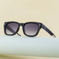 Square Vacation Solid Color Tac Full Frame Men's Sunglasses main image 1