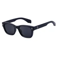 Square Vacation Solid Color Tac Full Frame Men's Sunglasses main image 4