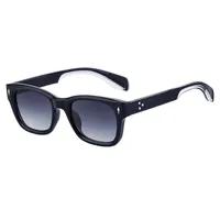 Square Vacation Solid Color Tac Full Frame Men's Sunglasses main image 5