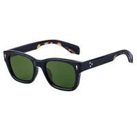Square Vacation Solid Color Tac Full Frame Men's Sunglasses sku image 3