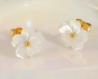 Wholesale Jewelry Flower Sweet 201 Stainless Steel Shell Pendant Necklace Plating sku image 2