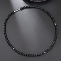 Round Hip-Hop Wood Necklace Wholesale sku image 7