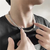 Business Hip-Hop 304 Stainless Steel Solid Color Men's Bracelets Necklace main image 2