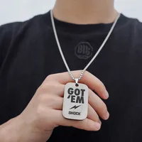 Negocio Hip Hop Acero Inoxidable 304 Color Sólido Hombres Pulsera Collar main image 5