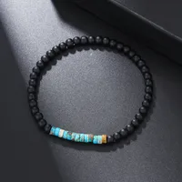 Round Hip-Hop Vintage Style Wood Bracelets Wholesale sku image 16