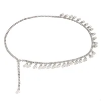 Women's Business Vintage Style Simple Style Zinc Zinc Chain Belts sku image 2