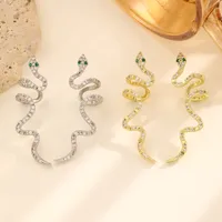 1 Piece Snake Retro Classic Style Copper Plating Ear Cuffs main image 5