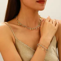 Marine Style 304 Stainless Steel Alloy Shell Starfish Conch Women's Jewelry Set sku image 33
