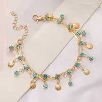 Marine Style 304 Stainless Steel Alloy Shell Starfish Conch Women's Jewelry Set sku image 12