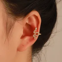 1 Piece Snake Retro Classic Style Copper Plating Ear Cuffs sku image 8