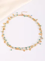 Marine Style 304 Stainless Steel Alloy Shell Starfish Conch Women's Jewelry Set sku image 1