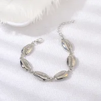 Marine Style 304 Stainless Steel Alloy Shell Starfish Conch Women's Jewelry Set sku image 10
