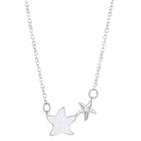 Marine Style 304 Stainless Steel Alloy Shell Starfish Conch Women's Jewelry Set sku image 16