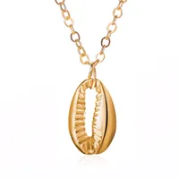 Marine Style 304 Stainless Steel Alloy Shell Starfish Conch Women's Jewelry Set sku image 5
