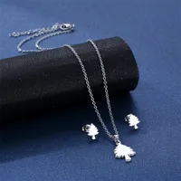 Bohemian Simple Style Classic Style 201 Stainless Steel Christmas Tree Women's Jewelry Set main image 4