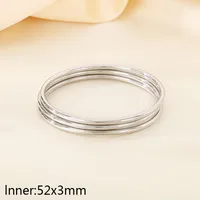 Color Sólido Formal Acero Inoxidable Brazalete Al Mayoreo sku image 23