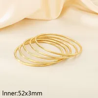 Color Sólido Formal Acero Inoxidable Brazalete Al Mayoreo sku image 37