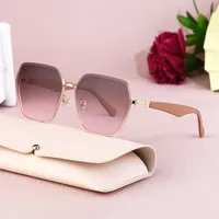 Square Vintage Style Classic Style Geometric Pc Full Frame Women's Sunglasses main image 2