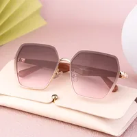Square Vintage Style Classic Style Geometric Pc Full Frame Women's Sunglasses main image 3
