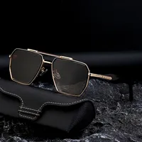 Square Vintage Style Classic Style Geometric Pc Full Frame Men's Sunglasses main image 3