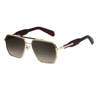 Square Vintage Style Classic Style Geometric Pc Full Frame Men's Sunglasses sku image 2