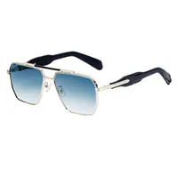 Square Vintage Style Classic Style Geometric Pc Full Frame Men's Sunglasses sku image 4