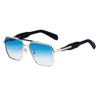Square Vintage Style Classic Style Geometric Pc Full Frame Men's Sunglasses sku image 5