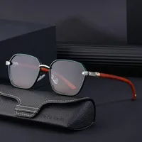 Square Vacation Classic Style Solid Color Pc Full Frame Men's Sunglasses main image 2