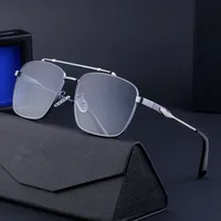 Square Vacation Classic Style Solid Color Pc Full Frame Men's Sunglasses main image 1