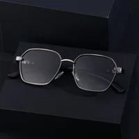 Square Vacation Classic Style Solid Color Pc Full Frame Men's Sunglasses main image 3