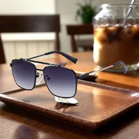 Carré Vacances Style Classique Couleur Unie Pc Plein Cadre Hommes De Lunettes De Soleil main image 2