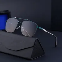 Square Vacation Classic Style Solid Color Pc Full Frame Men's Sunglasses main image 3
