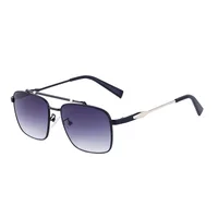Square Vacation Classic Style Solid Color Pc Full Frame Men's Sunglasses main image 5