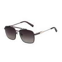 Square Vacation Classic Style Solid Color Pc Full Frame Men's Sunglasses sku image 2
