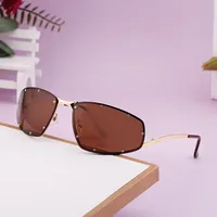 Square Vacation Solid Color Tinted Lenses Full Frame Men's Sunglasses main image 1