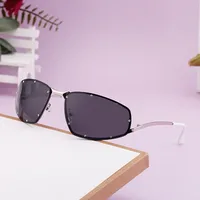 Square Vacation Solid Color Tinted Lenses Full Frame Men's Sunglasses main image 3