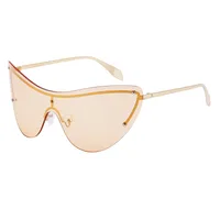 Square Vacation Solid Color Pc Frameless Men's Sunglasses sku image 3