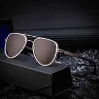 Gafas De Sapo Retro Estilo Clásico Geométrico Tac Fotograma Completo Gafas De Sol Hombre main image 2