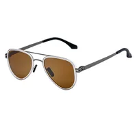 Toad Glasses Retro Classic Style Geometric Tac Full Frame Men's Sunglasses sku image 6