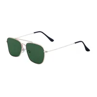 Square Elegant Business Basic Solid Color Pc Full Frame Men's Sunglasses sku image 1
