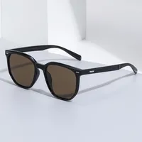 Square Simple Style Streetwear Solid Color Tac Full Frame Women's Sunglasses main image 1