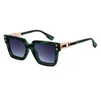 Square Elegant Simple Style Solid Color Pc Full Frame Women's Sunglasses sku image 3