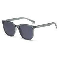 Square Simple Style Streetwear Solid Color Tac Full Frame Women's Sunglasses sku image 3