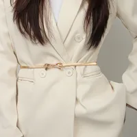 Femmes Style Vintage Femme Style Simple Alliage Alliage Chaîne Ceintures main image video